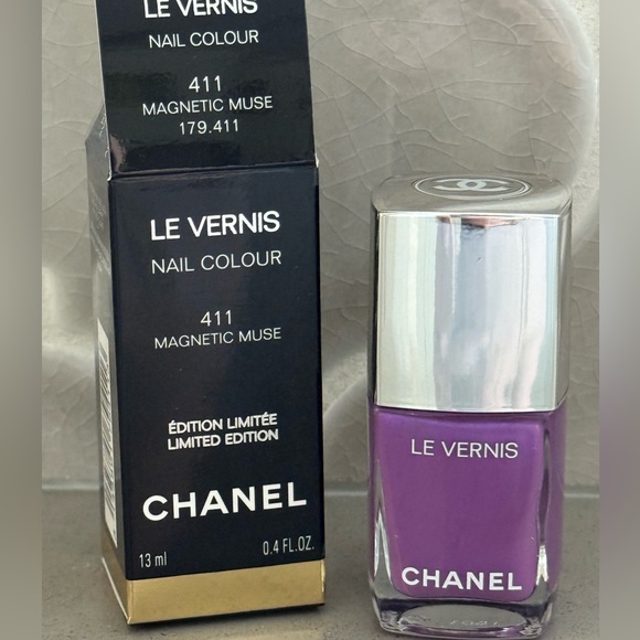 BNW LIMITED EDITION CHANEL LE VERNIS NAIL POLISH, MAGNETIC MUSE, 411 - Picture 1 of 9